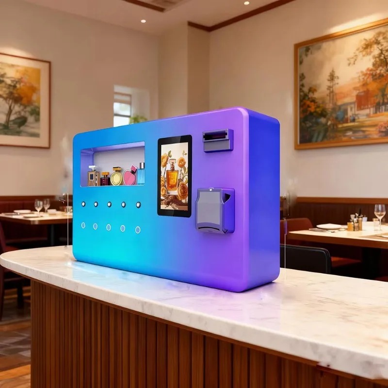 Vending Machine Qr Code - أحدث ماكينة بيع عطور مكتبية صغيرة