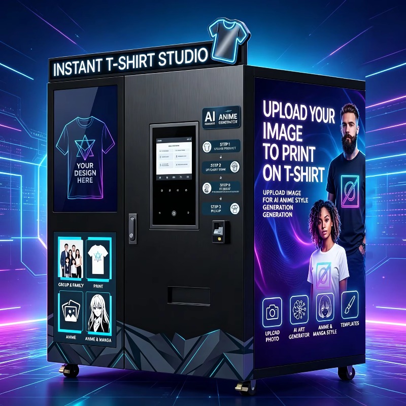 ماكينة بيع ملابس ذكية بتقنية ا - مراجعة Arcade Ticket Machine وسعره