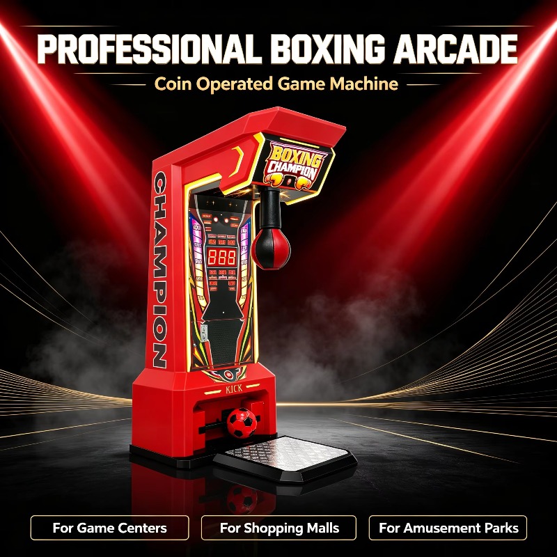 جهاز ألعاب الملاكمة الذي يعمل  - مراجعة Boxing Machine Arcade وسعره